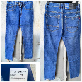 No Brand CNN059 blue (деми) джинсы мужские