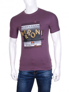 No Brand 2008 purple (лето) футболка мужские