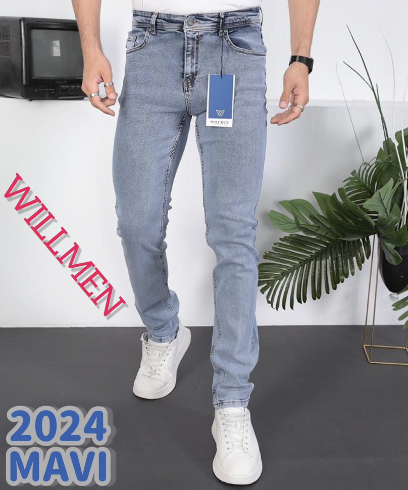 No Brand 2024 blue (демі) чоловічі джинси