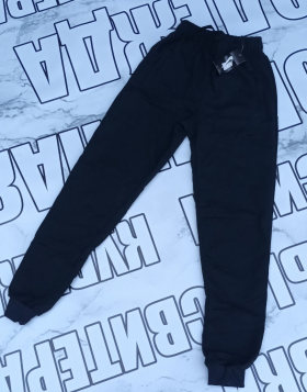 No Brand 0031 black (деми) штаны спорт мужские