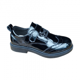 Apawwa Ber-N635 black (лето) туфли детские