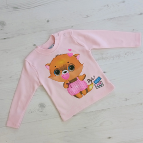 No Brand 10041-4 pink (демі) светр дитячі