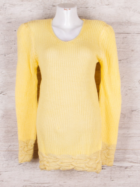 No Brand S181 yellow (зима) свитер женские