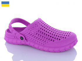 Krok C62-1 фіолетовий (літо) крокси жіночі