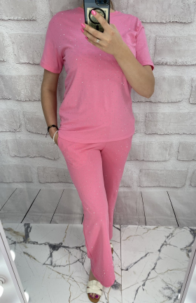 No Brand 4811 pink (лето) костюм женские