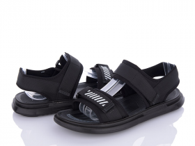 Wonex M201-11 black (літо) сандалі чоловічі