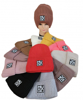 No Brand 1038 mix (зима) шапка женские