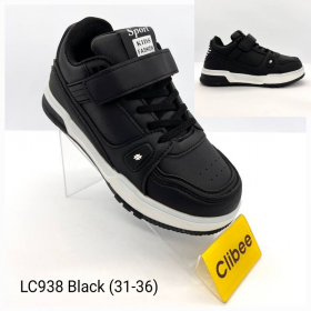 Clibee LD-LC938 black (деми) кроссовки детские