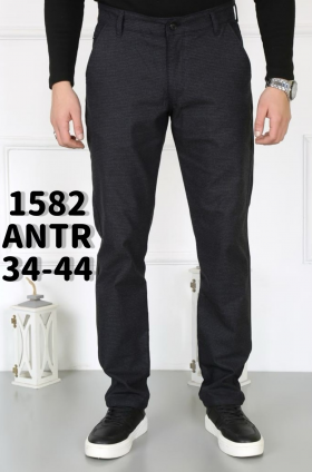 No Brand 1582 d.grey (деми) штаны мужские