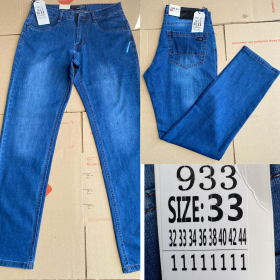No Brand 933 blue (деми) джинсы мужские