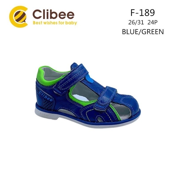 Clibee SA-F189 blue-green (літо) дитячі босоніжки