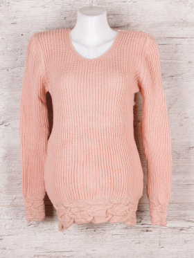 No Brand S182 pink (зима) свитер женские