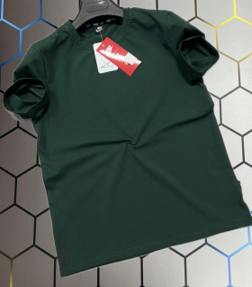 No Brand 4732 green (лето) футболка мужские
