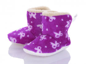 No Brand BC082 purple (зима) тапочки дитячі