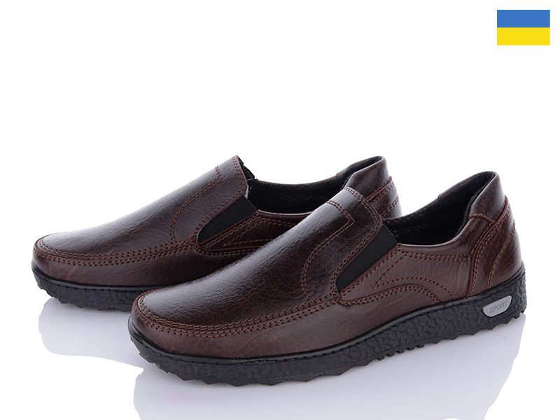 Paolla Kluchkovsky T18 коричневий (демі) чоловічі туфлі