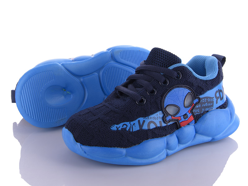 Clibee GF908-1 blue-blue (деми) кроссовки детские