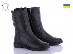 No Brand 1003 чорний (зима) черевики жіночі