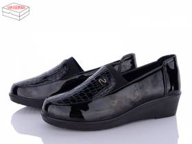 Minghong 795 black (демі) туфлі жіночі