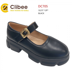 Clibee LD-DC705 black (деми) туфли детские