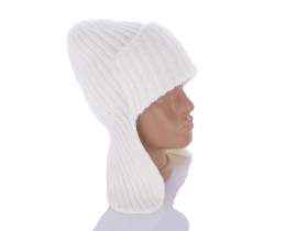 No Brand AG01-2 white (зима) шапка женские