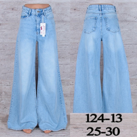 No Brand 124-13 l.blue (деми) джинсы женские