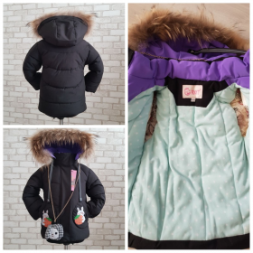 No Brand K27 black (зима) куртка детские