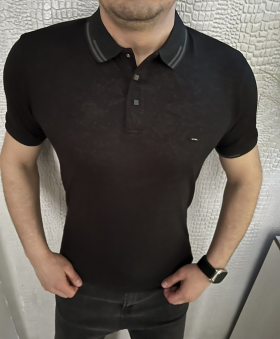 No Brand 1654 black (літо) футболка чоловіча