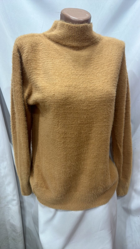 No Brand 26359 brown (деми) свитер женские