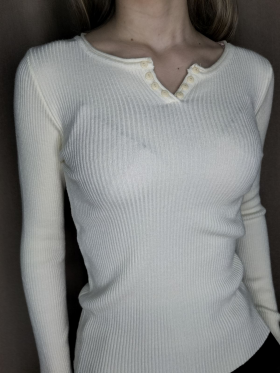 No Brand 429-1 white (деми) свитер женские