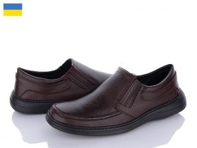 Paolla T1 коричневий (демі) чоловічі туфлі