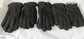No Brand 37 black (зима) перчатки мужские