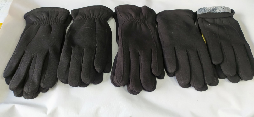 No Brand 37 black (зима) рукавички чоловічі