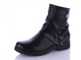 Gollmony 2042 black (деми) ботинки женские
