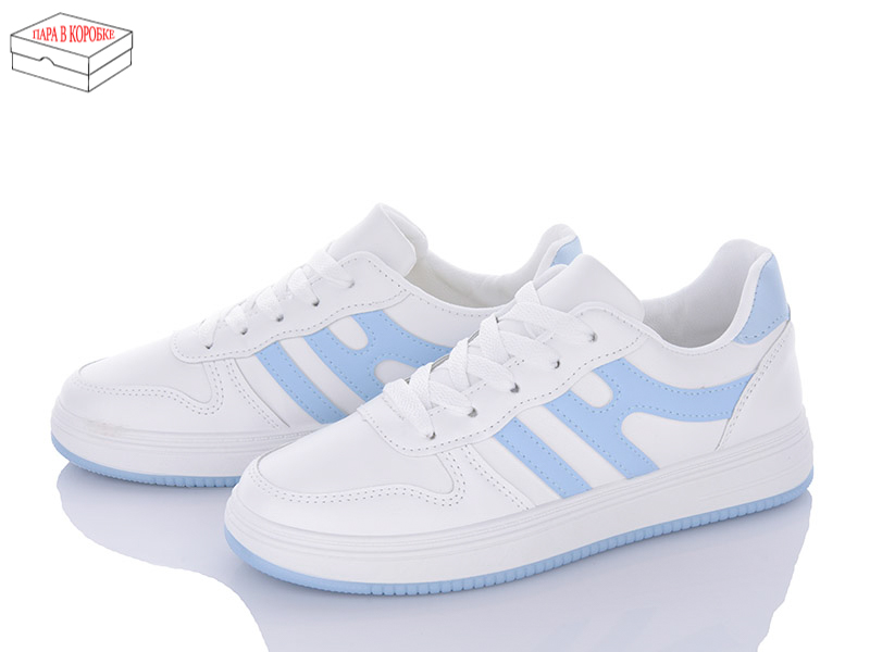 Aelida R535 white-l.blue (демі) кросівки жіночі