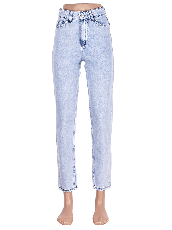 No Brand 5022 l.blue (деми) джинсы женские