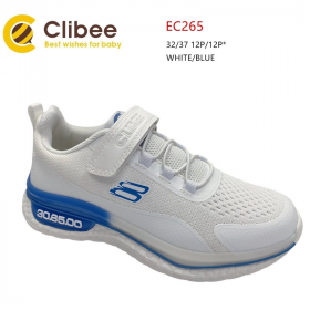 Clibee LD-EC265 white-blue (деми) кроссовки детские