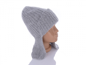 No Brand AG01-3 grey (зима) шапка жіночі