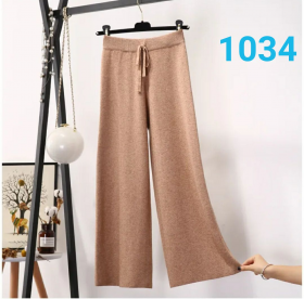 No Brand 1034 beige (деми) штаны женские