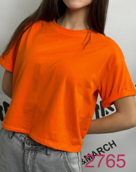 No Brand 2765 orange (лето) топ женские