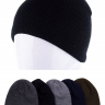 No Brand 06 шапка однотонная флис микс (зима) шапка мужские
