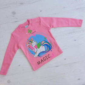 No Brand 10041-7 pink (деми) свитер детские