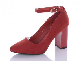 Qq Shoes C3-2 red (демі) жіночі туфлі