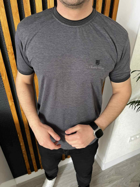 No Brand 33765 grey (лето) футболка мужские
