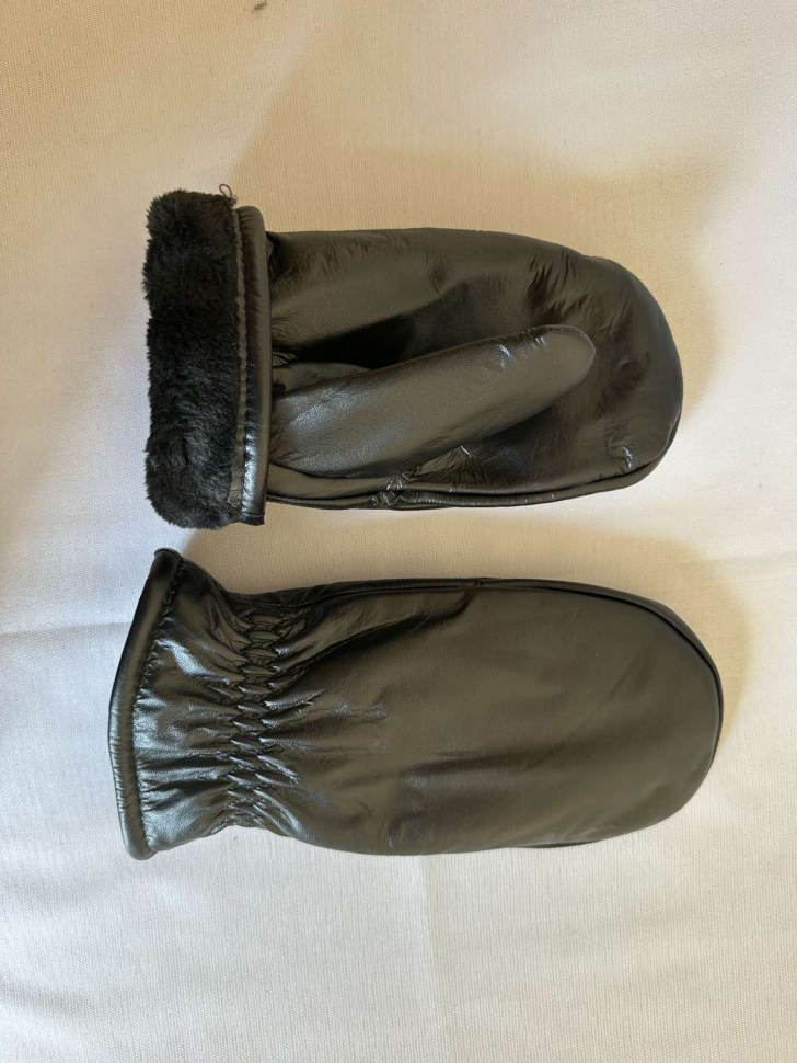 No Brand 38 black (зима) рукавиці жіночі