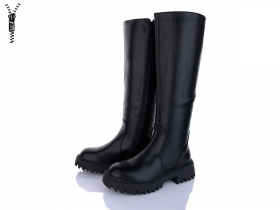 Violeta M13-E8297-1 black (демі) чоботи жіночі