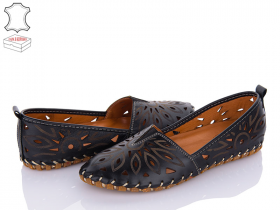 Osso 0101 чорний (літо) туфлі жіночі