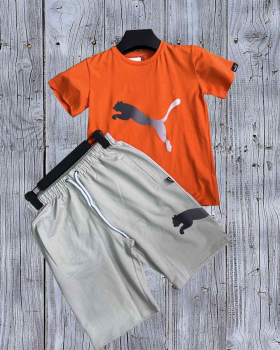 No Brand 8405 orange (лето) костюм детские