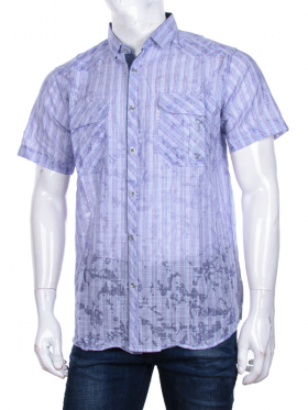 No Brand A1250 purple (літо) сорочка чоловіча