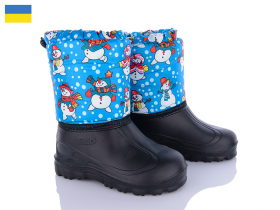 Demur СПП Сніговик блакитний (зима) чоботи дитячі