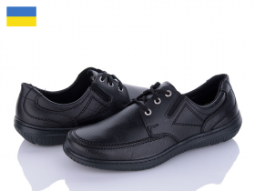 Paolla T13 чорний (демі) чоловічі туфлі